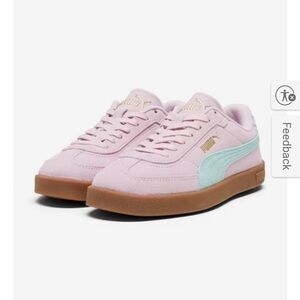 Puma Club Era II Sneaker - Light Pink and Turquoise